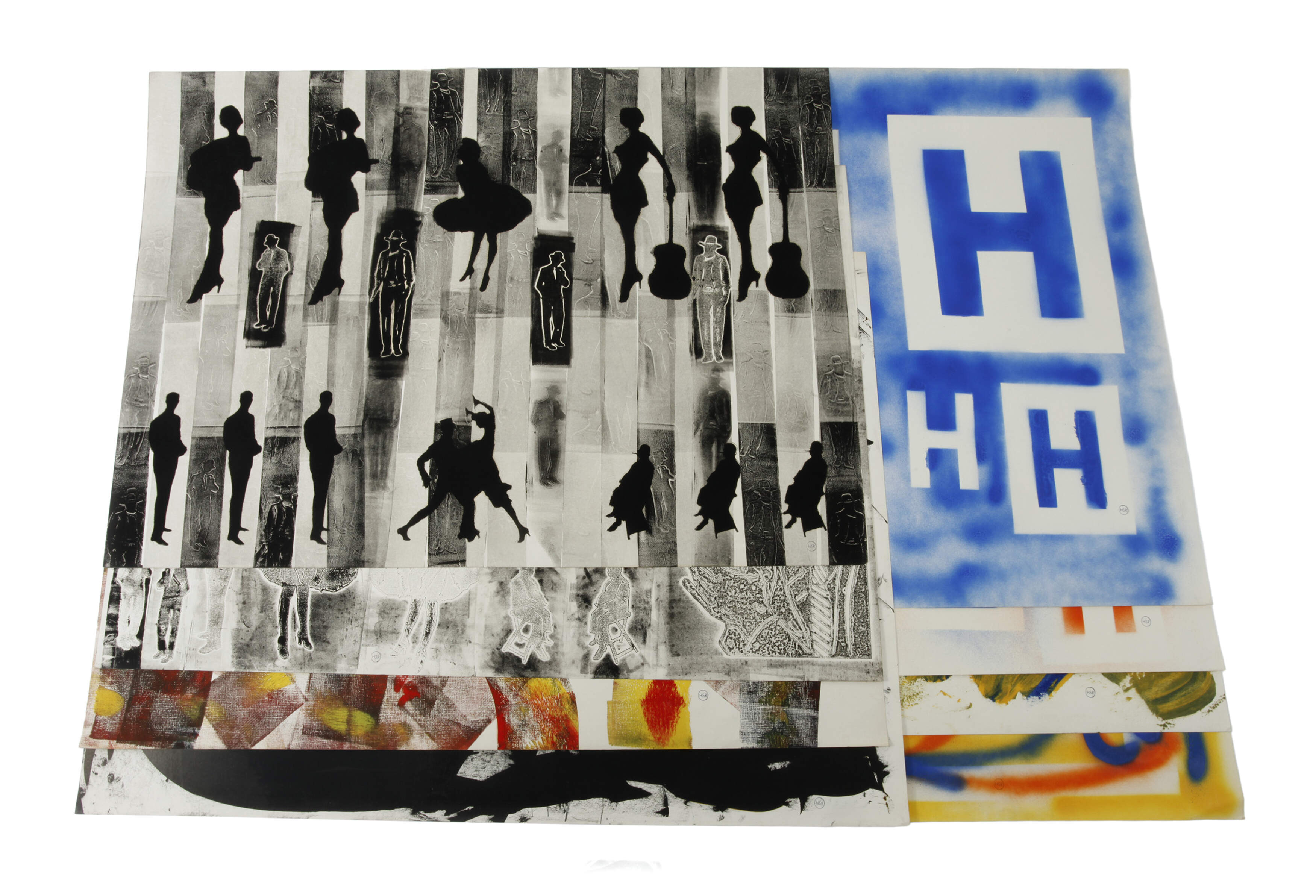 Helga Schmidt-Römhild, Acht großformatige Arbeiten