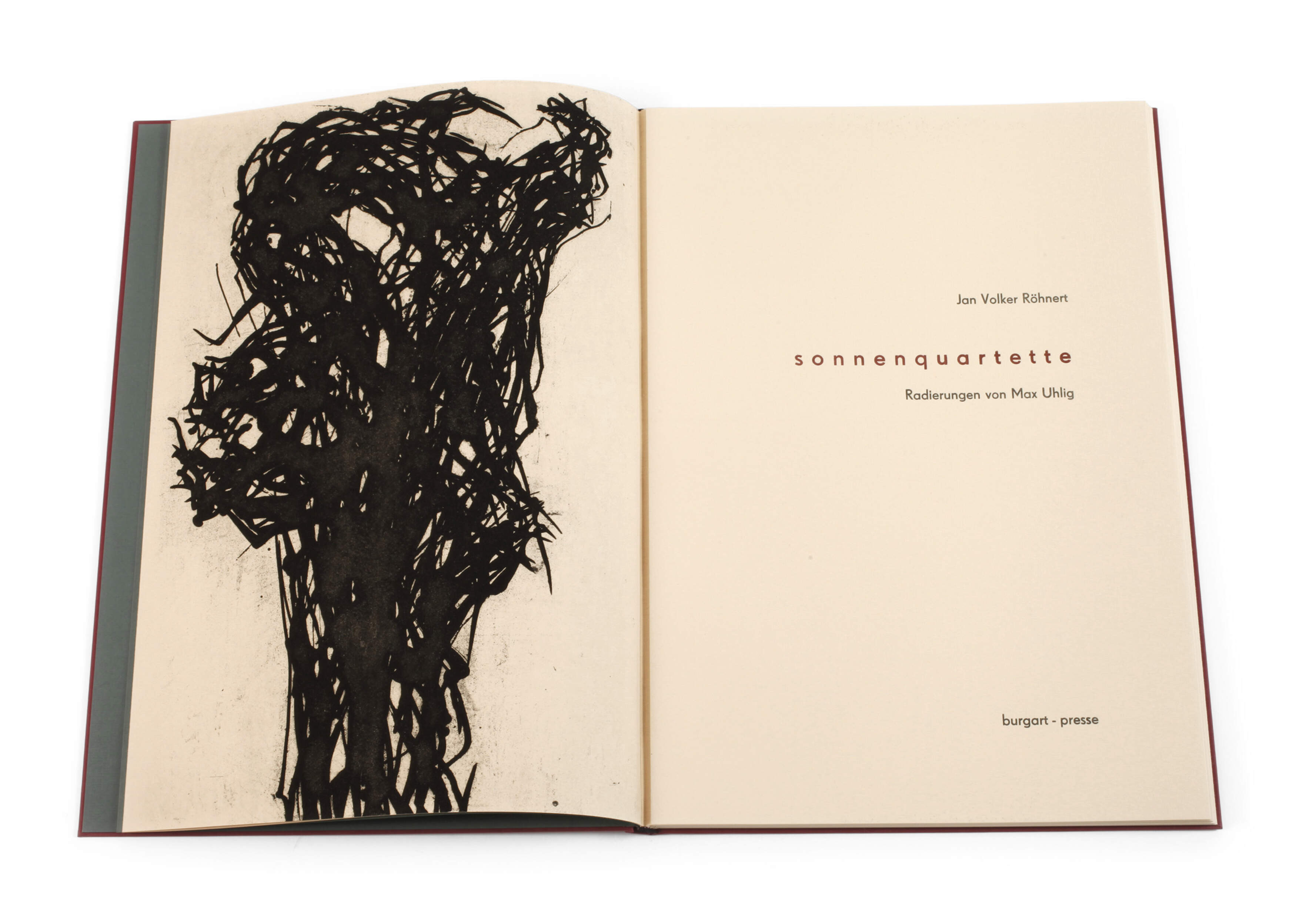 Max Uhlig, Künstlerbuch "Sonnenquartett"