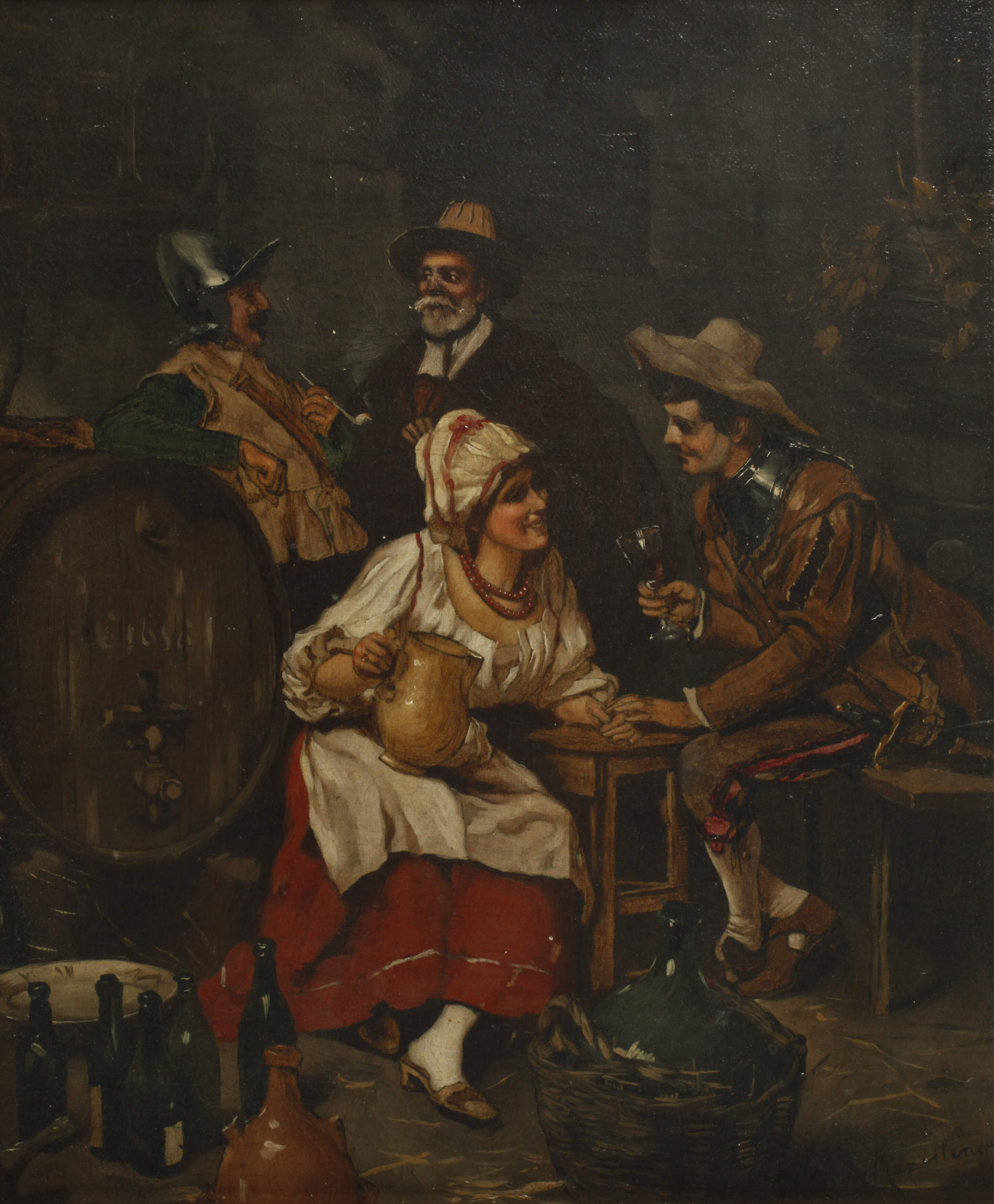 nach Frederico Andreotti, alter Wein und junge Liebe