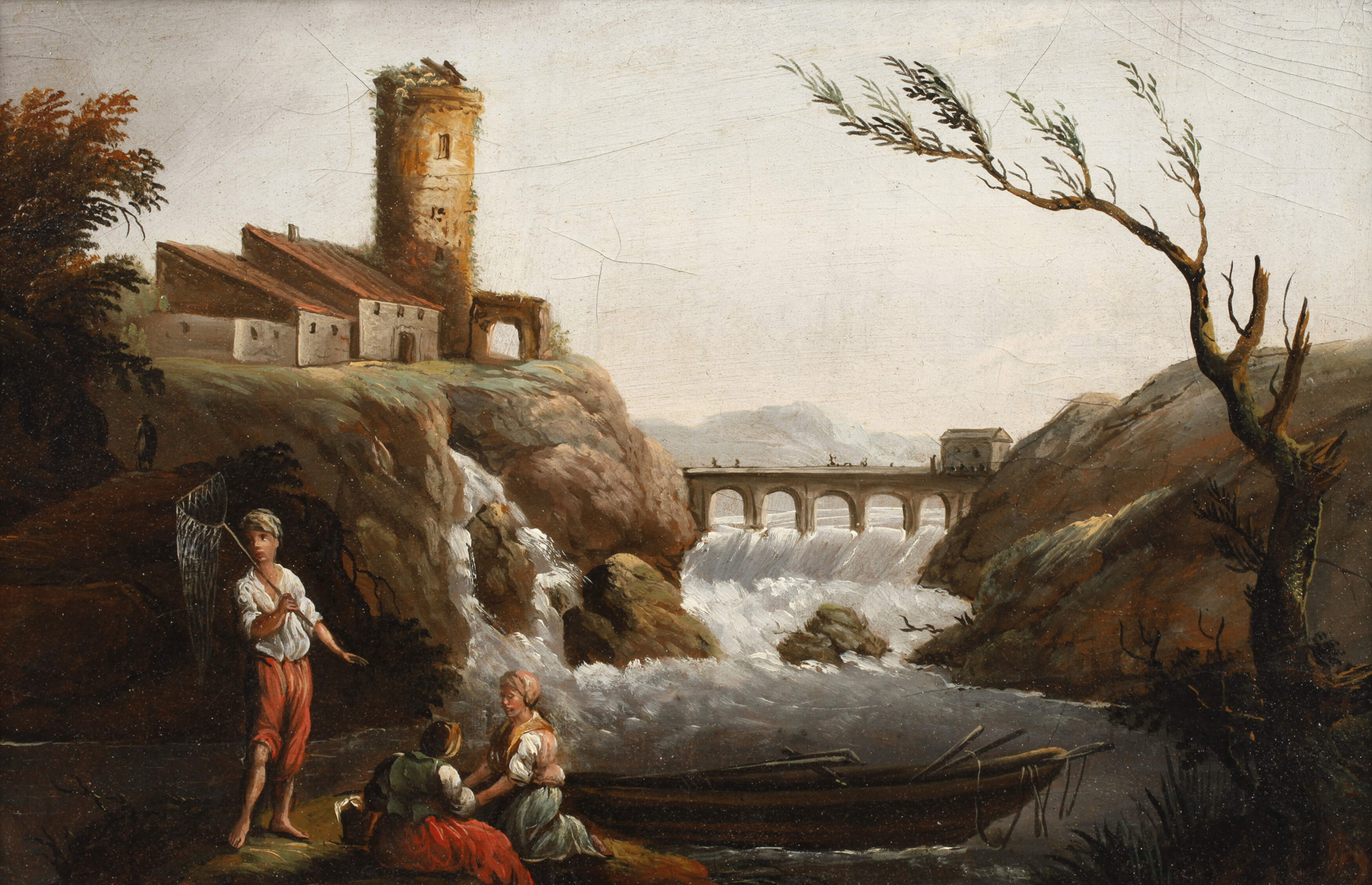 Joh. Hoffmann, Altmeisterliche Landschaft