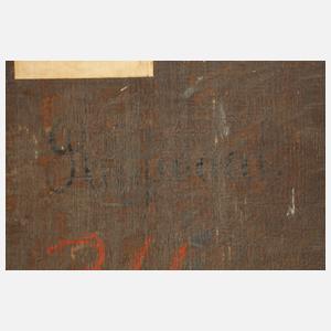 Ruisdael, attr., Wanderer in Gebirge