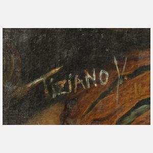 "Venus mit dem Orgelspieler" nach Tizian