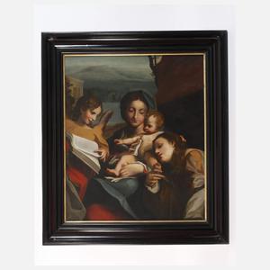 "Madonna des Heiligen Hieronymus" nach A. da Correggio