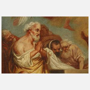 Gemälde mit zwei religiösen Szenen