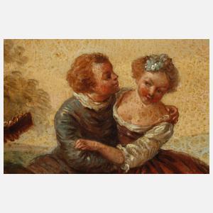 Barocke Gesellschaft im Park