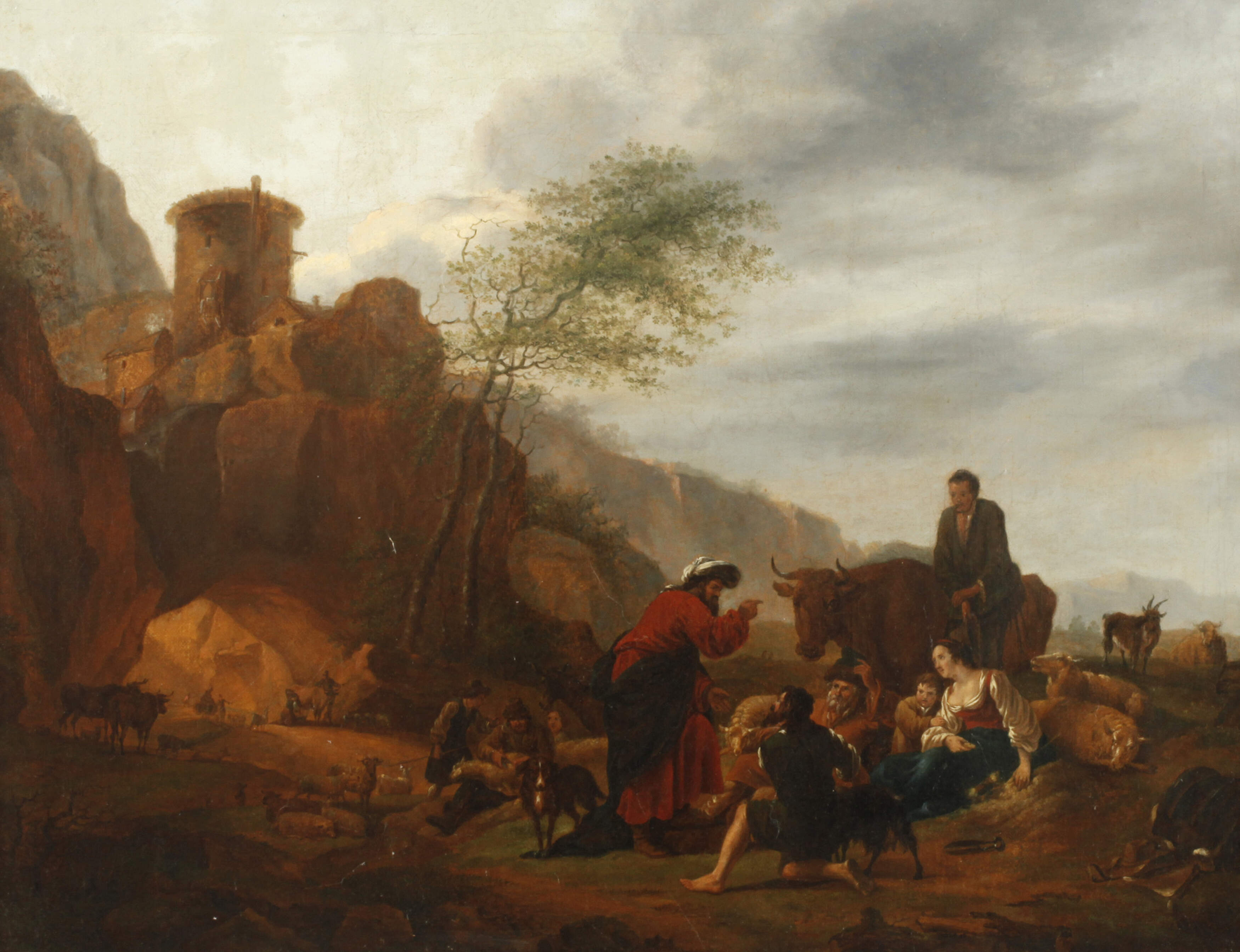 Barocke Hirtenlandschaft