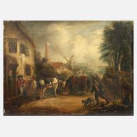 Thomas Barker of Bath, attr., Auf der Dorfstraße111