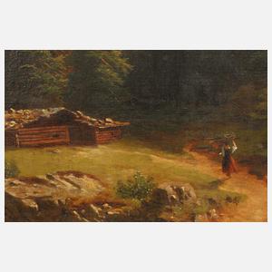 Joseph Bernardi, Sommerliche Alpenlandschaft