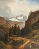 Joseph Bernardi, Sommerliche Alpenlandschaft