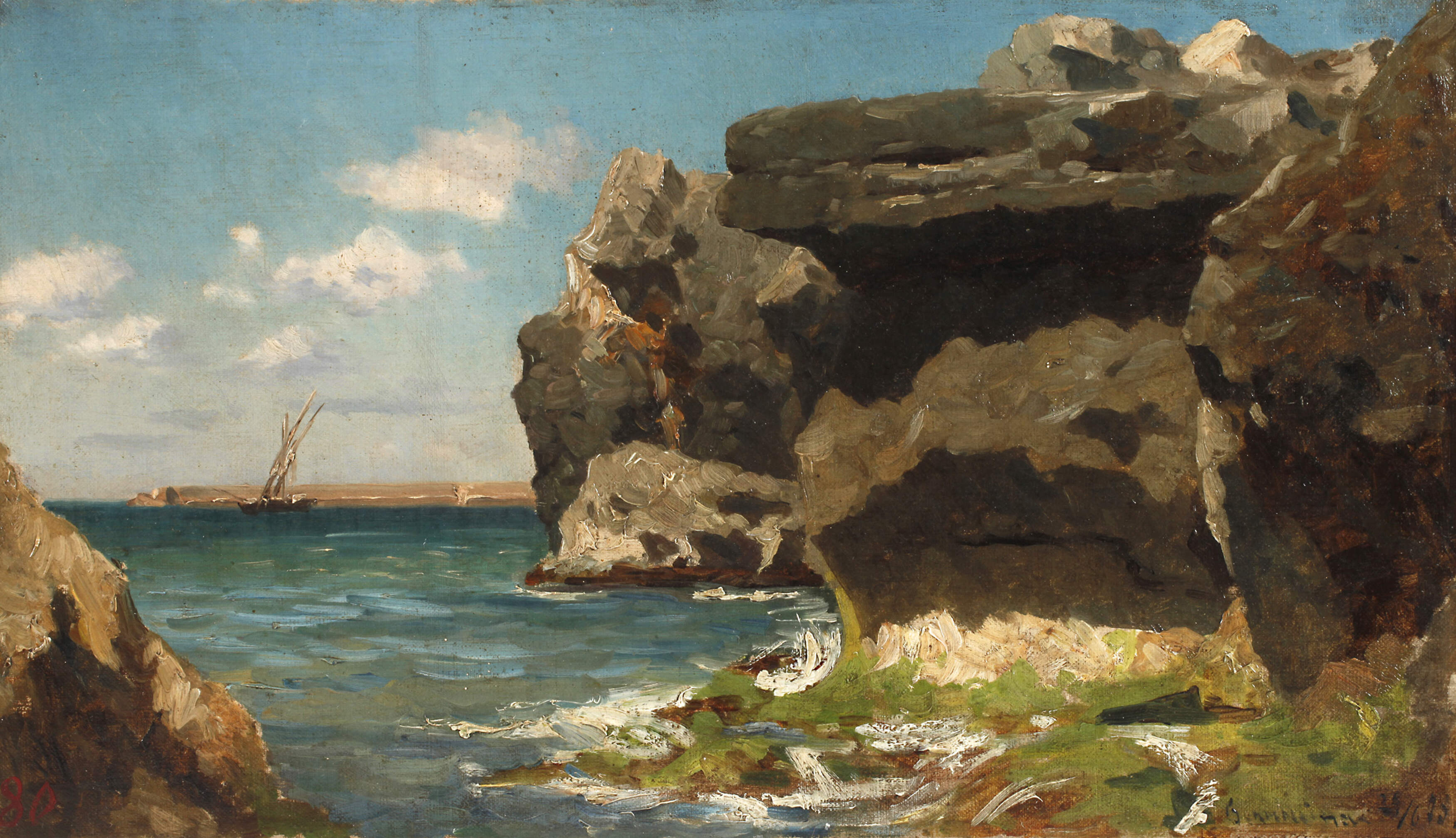 Edmund Berninger, An der Felsküste