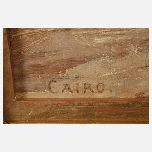 Edmund Berninger, Straßenszene in Kairo