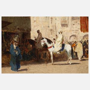 Edmund Berninger, Straßenszene in Kairo