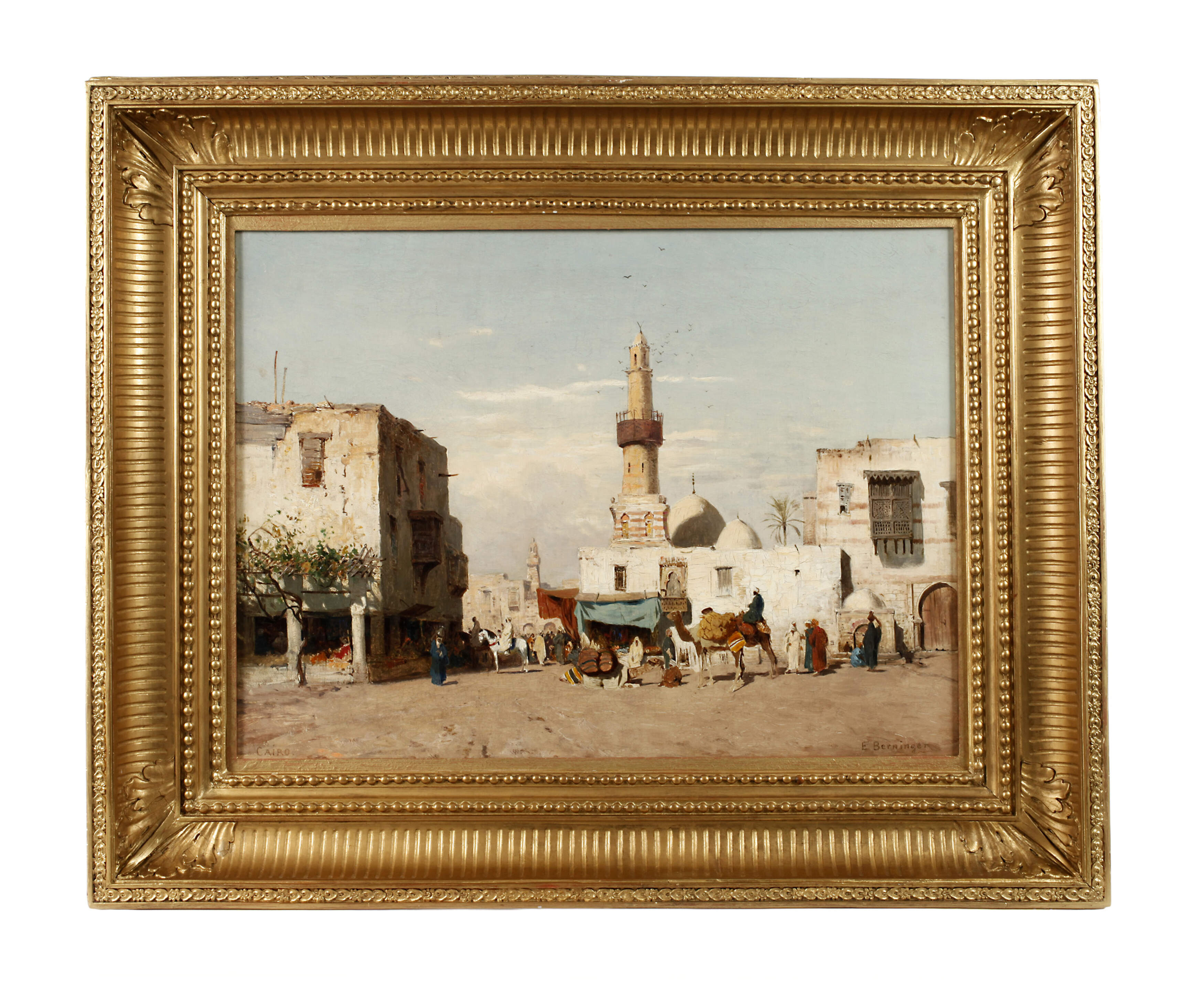 Edmund Berninger, Straßenszene in Kairo