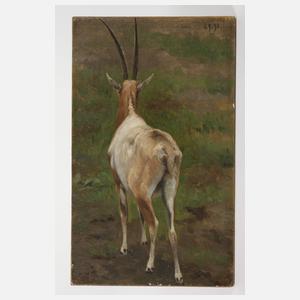 Albert Brendel, attr., Säbelantilope