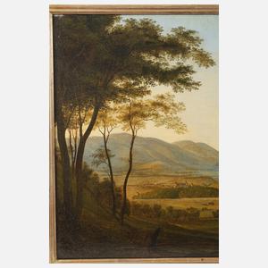 Johann Anton Castell, attr., Landschaft bei Teplitz