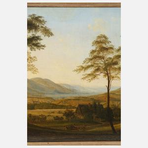 Johann Anton Castell, attr., Landschaft bei Teplitz