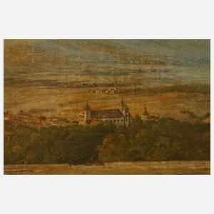 Johann Anton Castell, attr., Landschaft bei Teplitz