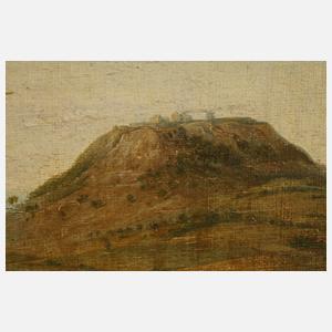 Johann Anton Castell, attr., Landschaft bei Teplitz