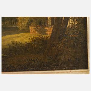 Johann Anton Castell, attr., Landschaft bei Teplitz