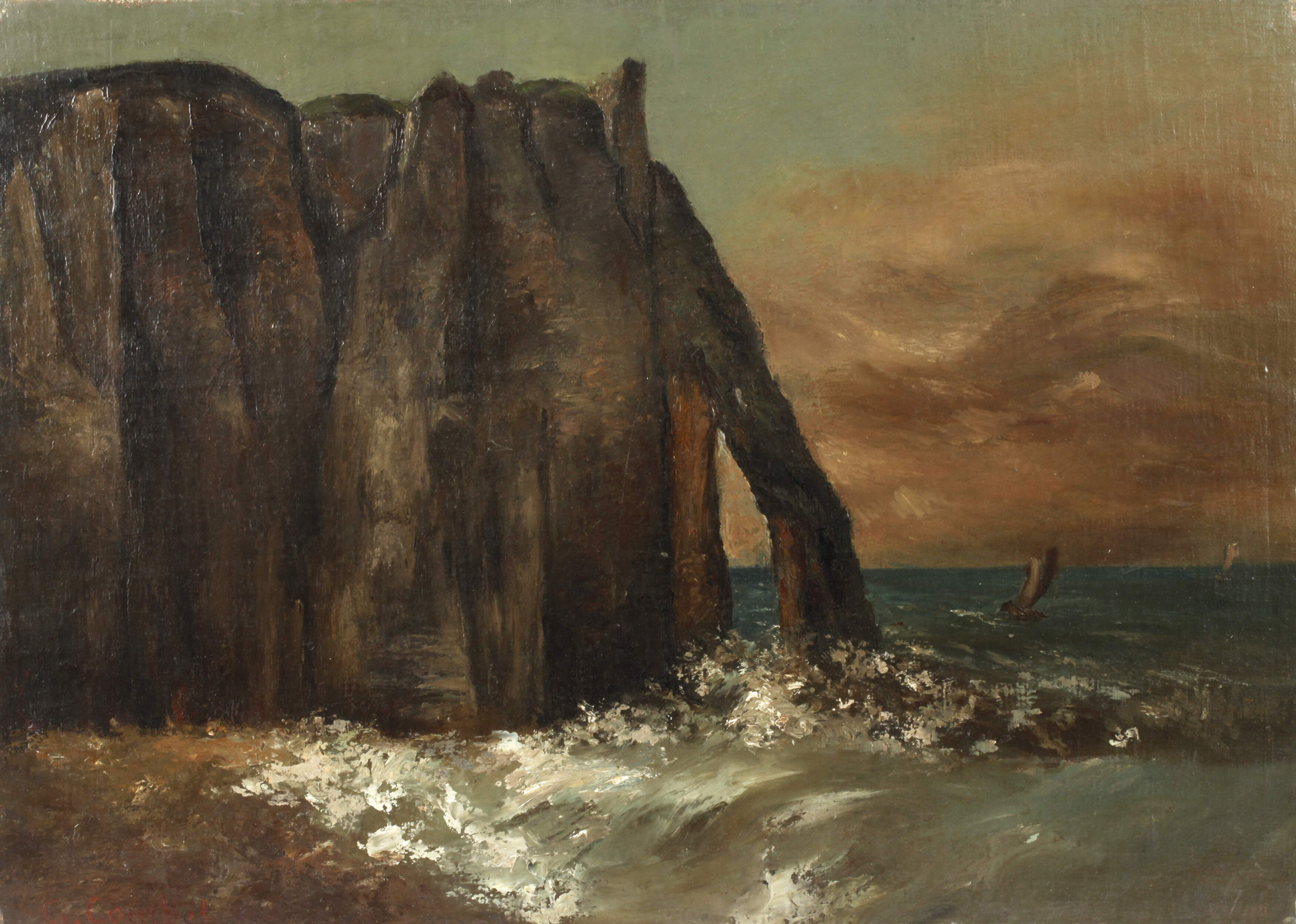 Gustave Courbet, d Ètretat