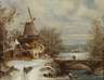 G. v. Emmerik, Holländische Winterlandschaft