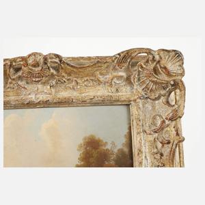 Ferdinand Feldhütter, attr., Burg im Gebirge