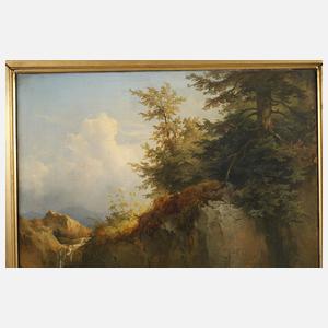 Friedrich Gauermann "Ricke und Rehkitz"