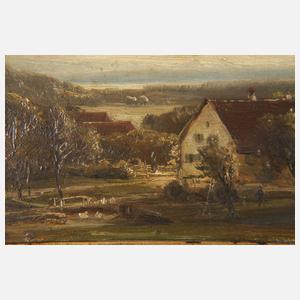 Josef Hahn, Ländliche Szene