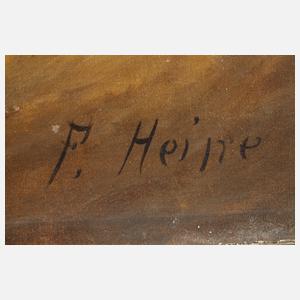 F. Heine, Mediterrane Seeuferlandschaft