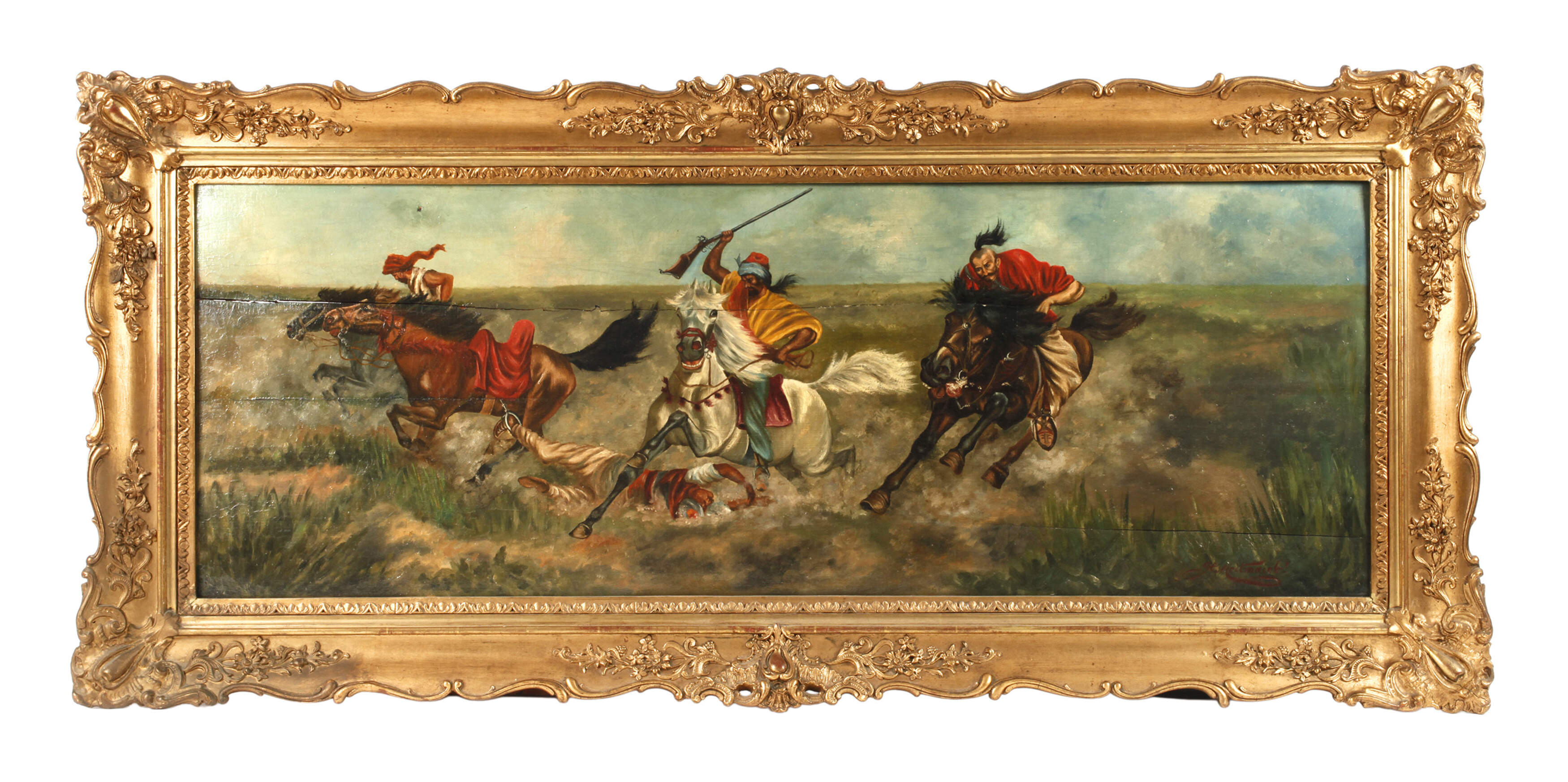 Max Kreitmaier, attr., Reitende Kosaken