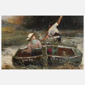 Thomas James Lloyd, attr., Frühling an der Küste