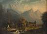 Heinrich August Mansfeld, attr., "Gebirgslandschaft"