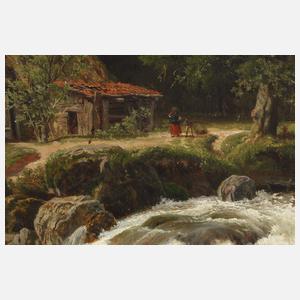 Carl Gustav Rodde, Mühle am Gebirgsbach