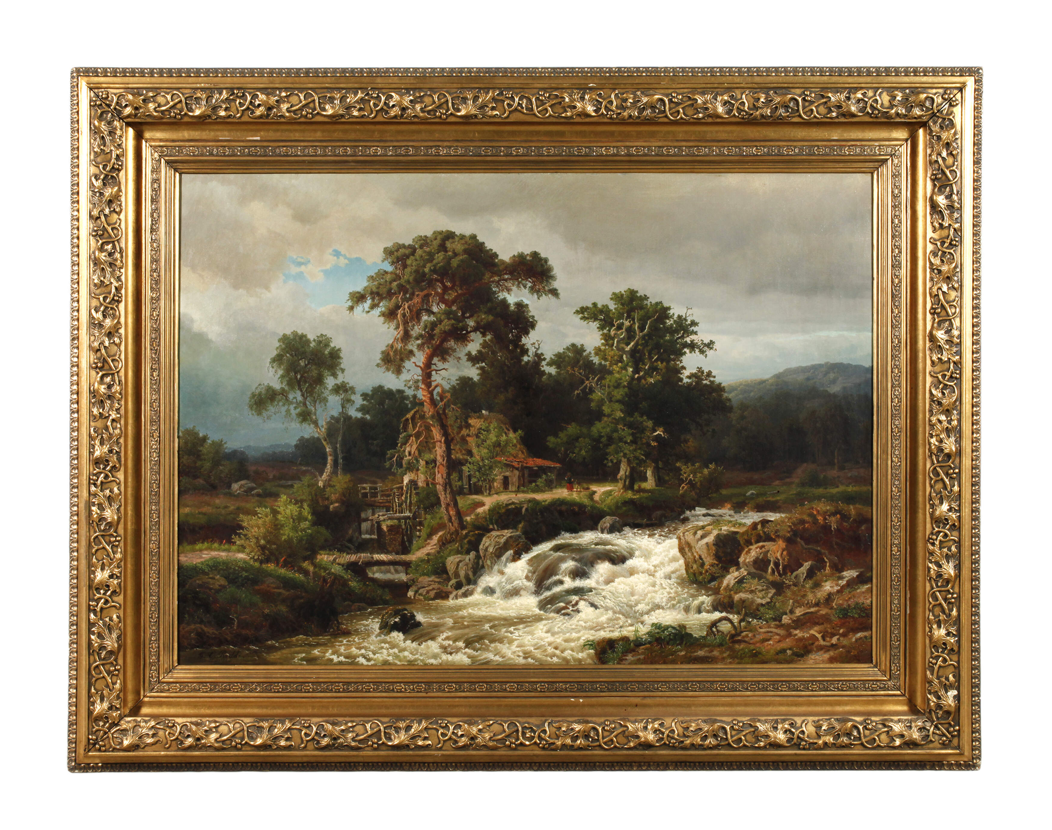 Carl Gustav Rodde, Mühle am Gebirgsbach