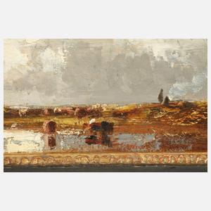 Eduard Schleich d. J., attr., Bayerische Hirtenlandschaft