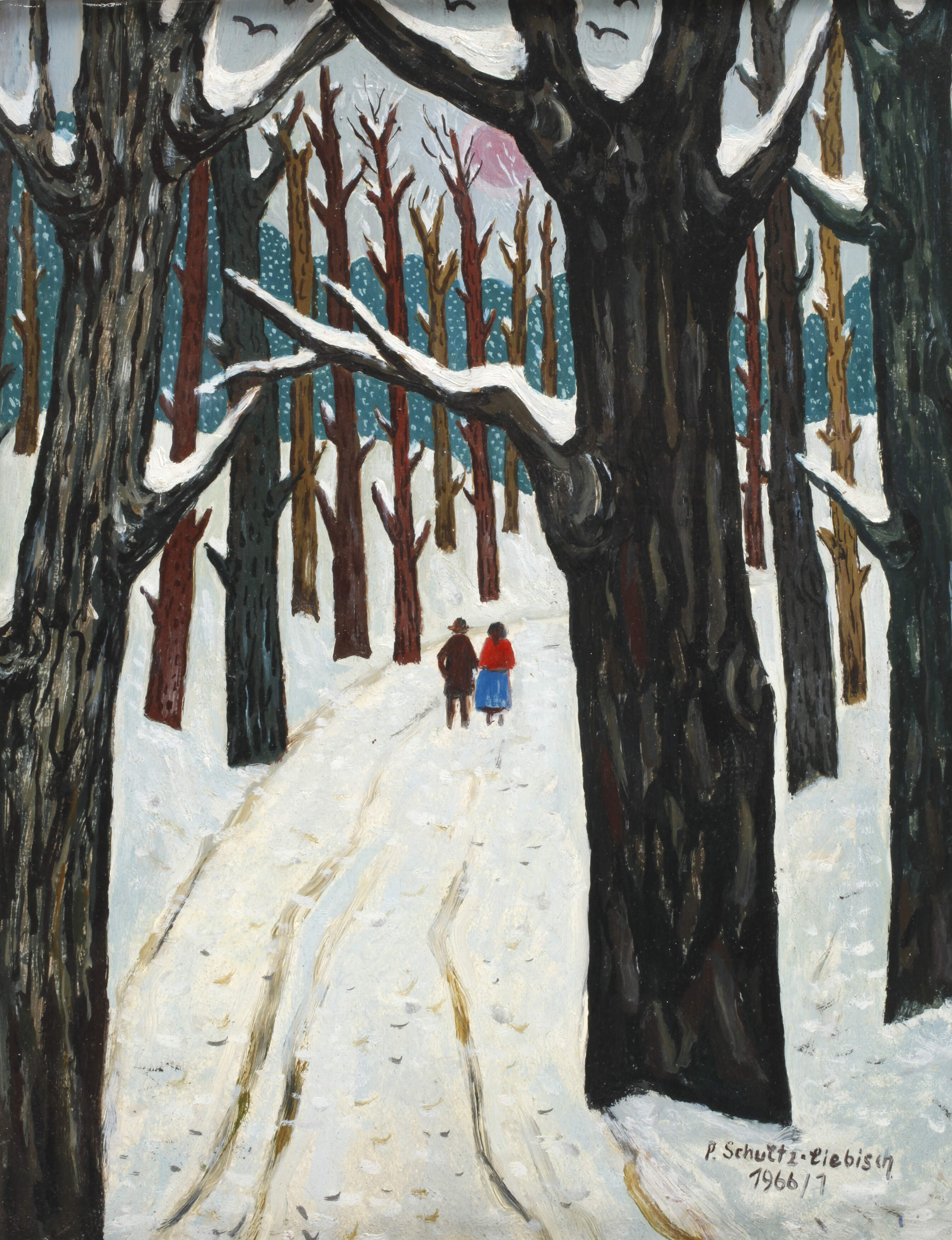 Paul Schultz-Liebisch, Winterspaziergang