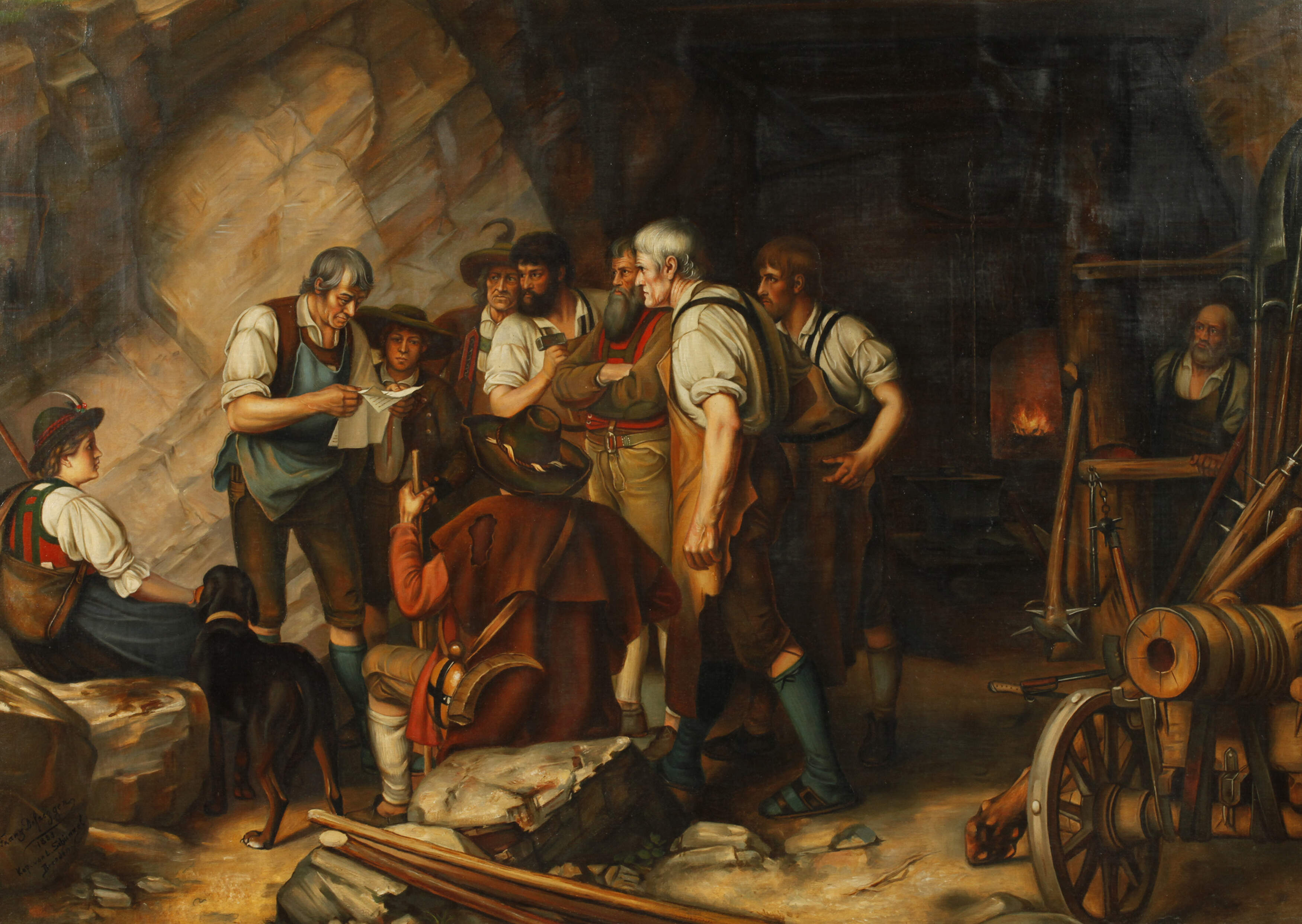 Louis Schünzel, nach Franz von Defregger