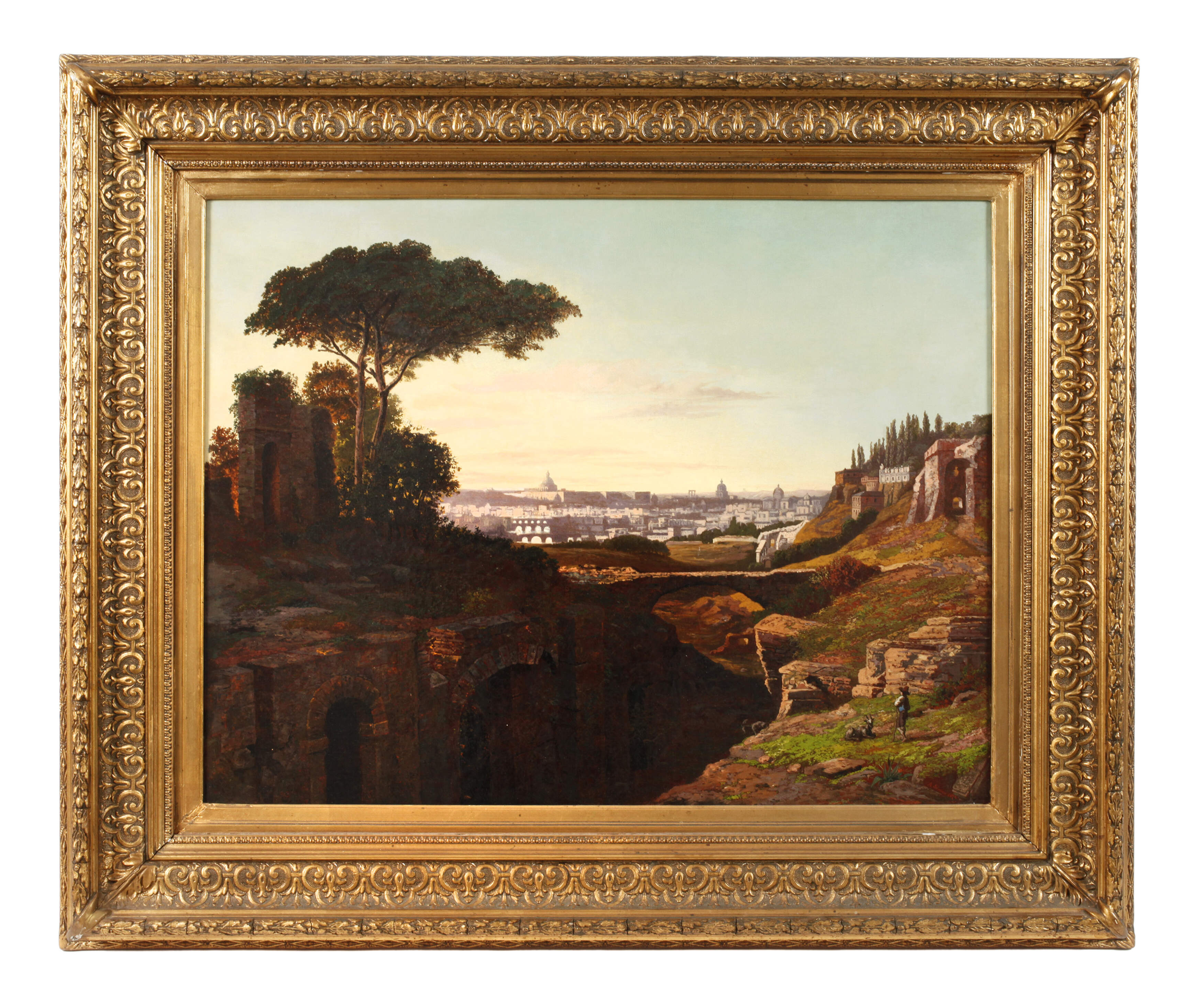 A. Simon, Blick vom Palatin zum Petersdom