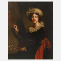 nach Élisabeth Vigée-Lebrun, Selbst im Atelier111