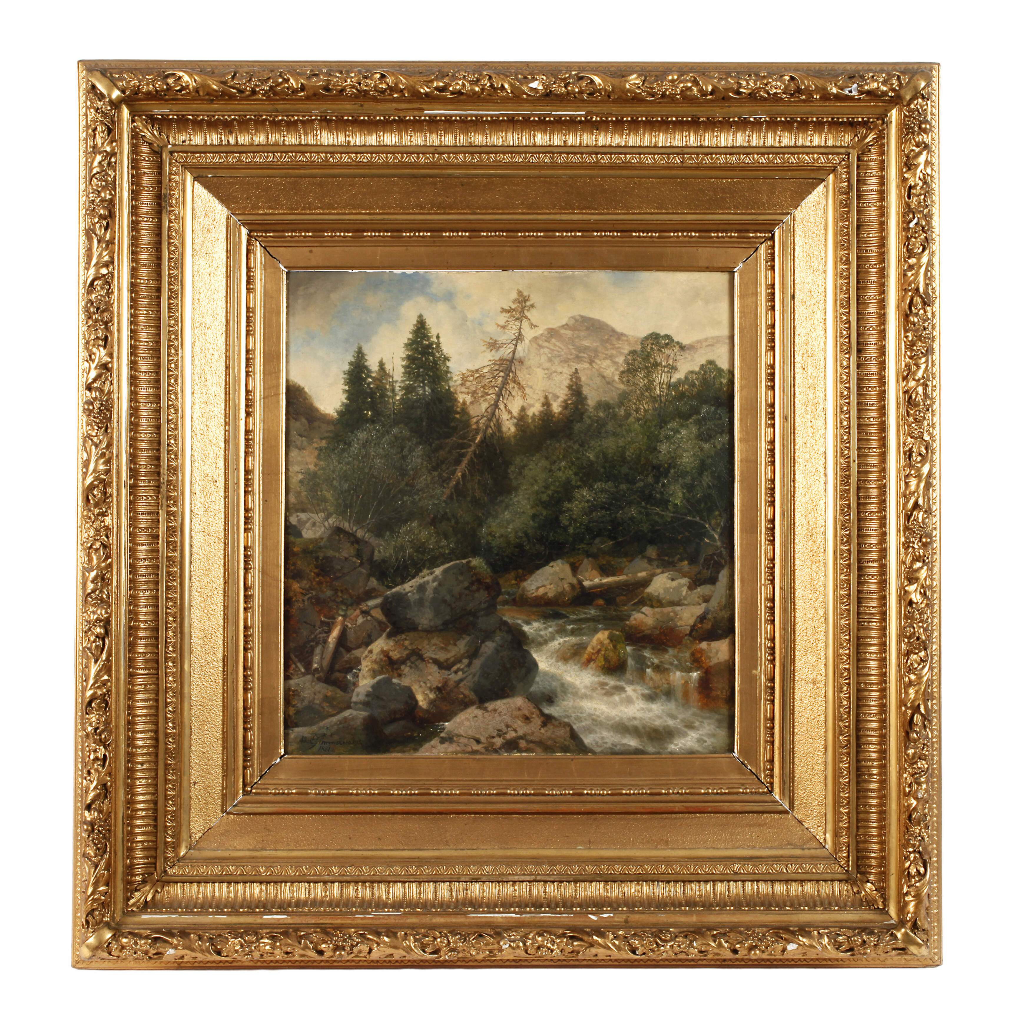 Albert August Zimmermann, An der Ramsauer Ache