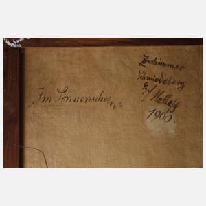 Emil Zschimmer, "Im Sonnenschein"