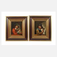 Paar Genreszenen Trinker & Raucher111