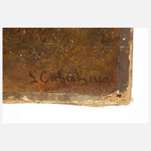 Mediterrane Landschaft mit Hirten