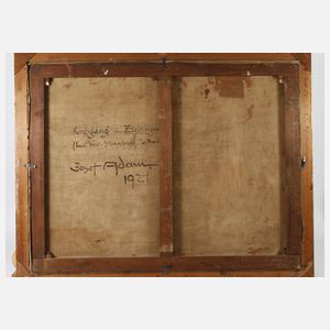 Josef Adam, "Kirchgang in Ziebingen"