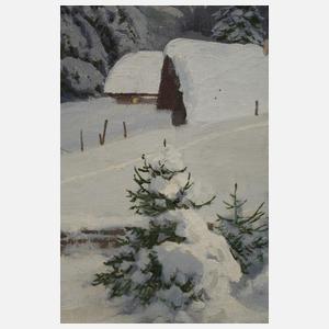 Alois Arnegger, Rosengarten im Alpenglühen