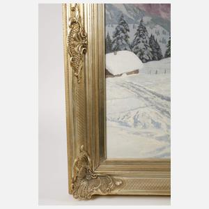 Alois Arnegger, Rosengarten im Alpenglühen