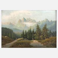 E. Bauer, Alpenlandschaft111