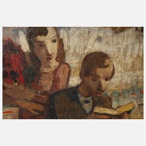 Johannes Driesch, Familie vor Erfurter Stadtkulisse