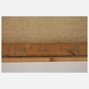 Johannes Driesch, Familie vor Erfurter Stadtkulisse