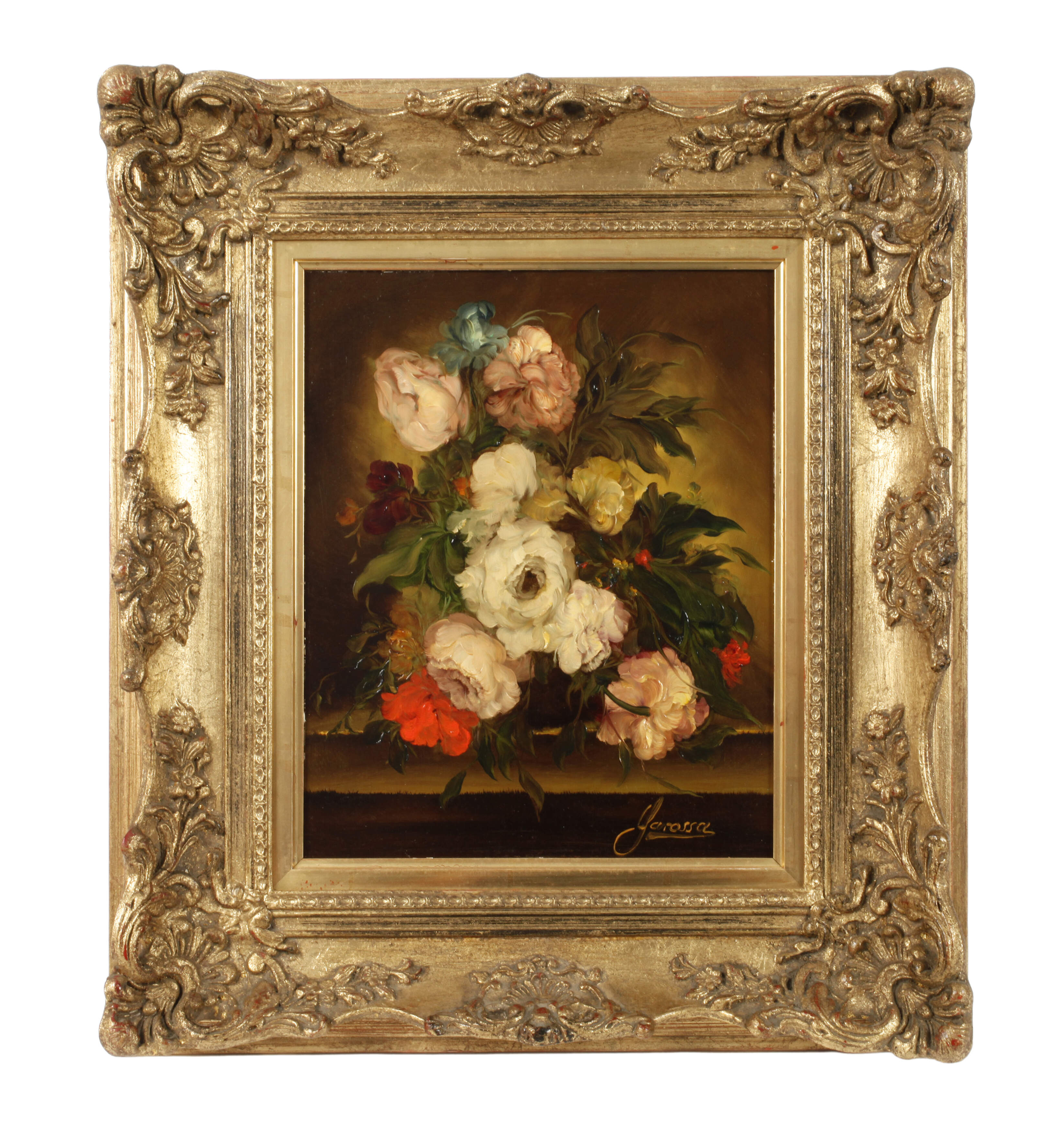 Heinrich Garossa, Blumenstillleben